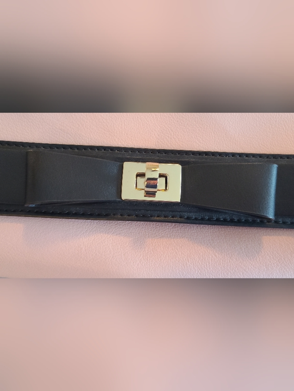 NWT Rare Limited Kate Spade Greer Mayfair Drive Bow Crossbody Bag Pink Black - Picture 4 of 16